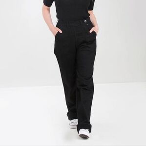 Hell Bunny Weston Vintage-inspired Jeans, Large